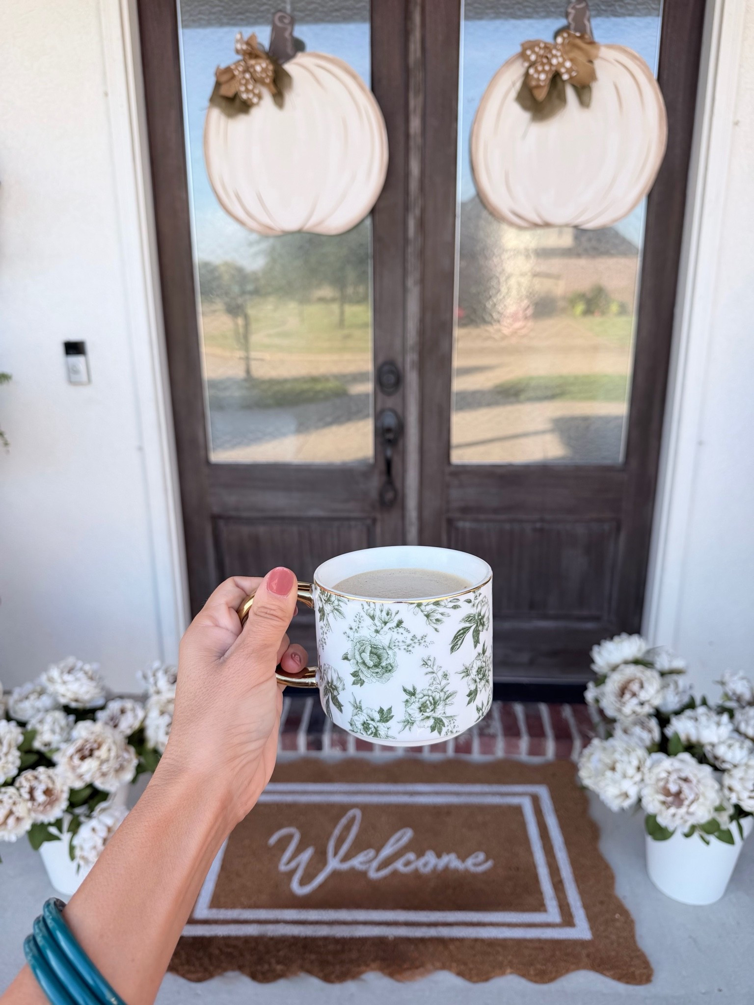 Feels like Fall this morning! Love this coffee mug, and my welcome mat is on sale

#LTKSeasonal #LTKSaleAlert #LTKHome