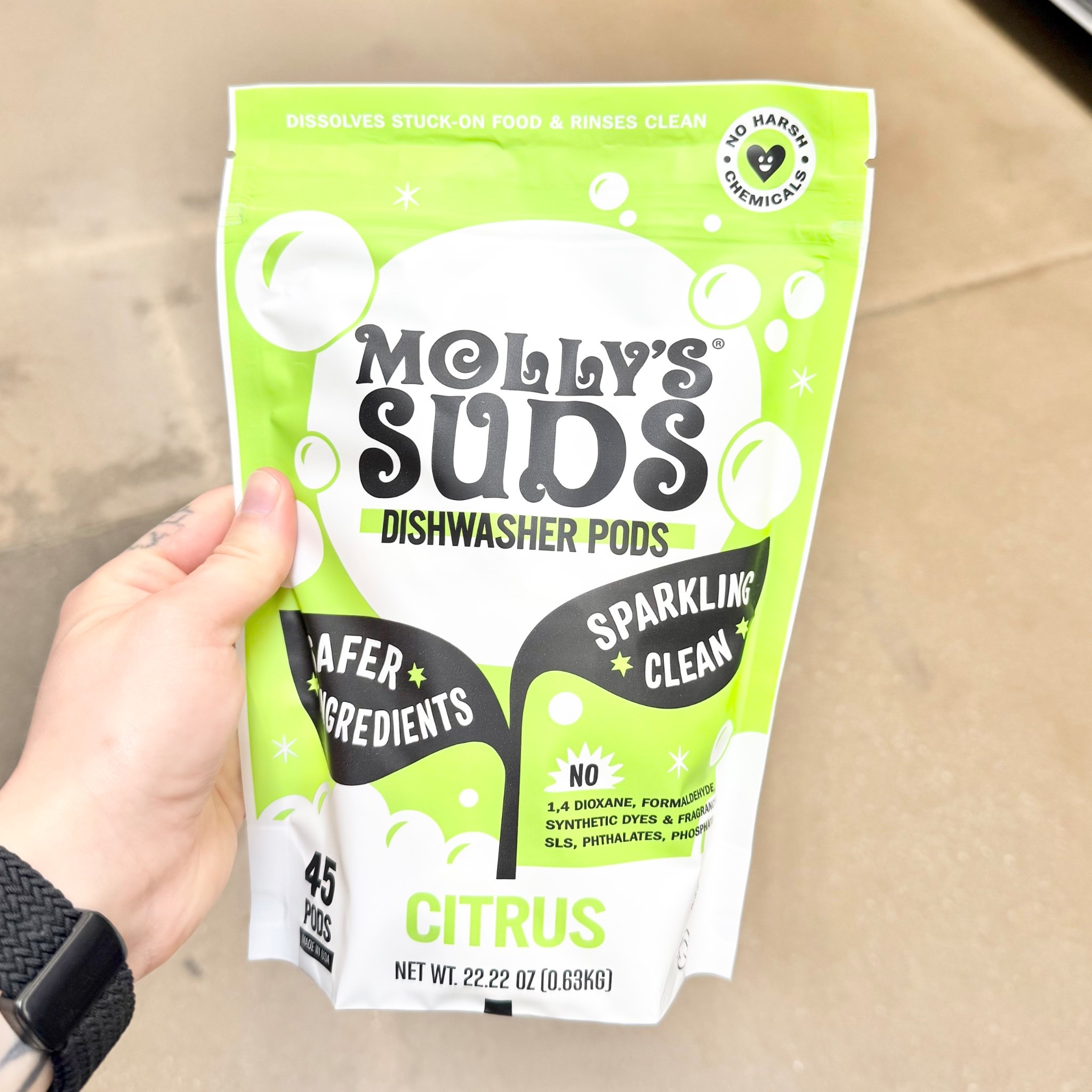 @mollys_suds 
Citrus Dishwasher Pods
$14.44

First time spotting mollys_suds at Walmart 

#LTKHome