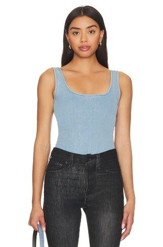 Indigo Modern Tank Bodysuit
                    
                    Good American | Revolve Clothing (Global)