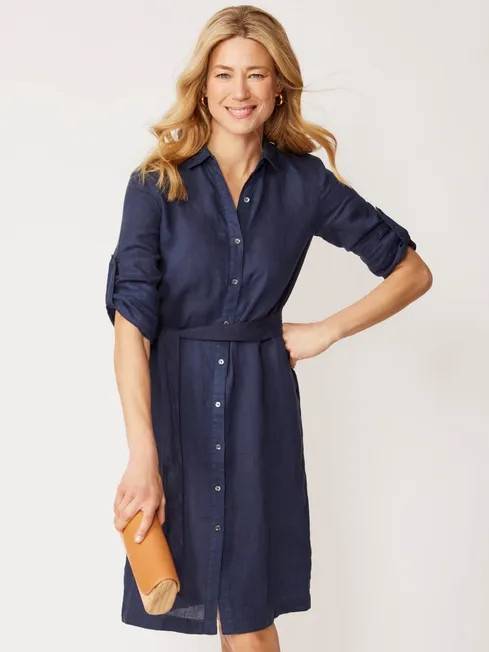 Miranda Linen Shirtdress | J.McLaughlin