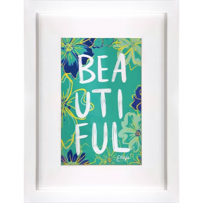 10" x 13" Beautiful Framed Under Glass Wall Art - EttaVee | Target