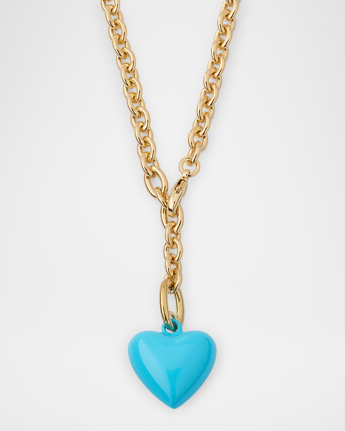 The Mini Puffy Heart Necklace | Neiman Marcus