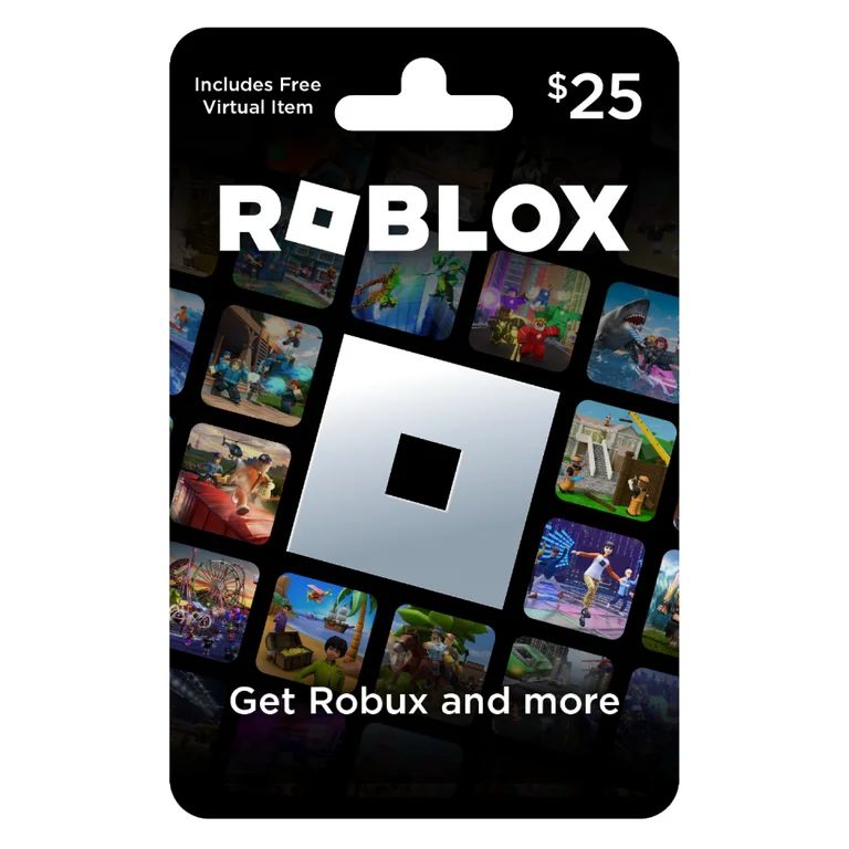 Roblox $25 Gift Card [Physical] + Exclusive 'The Hunt' Virtual Item | Walmart (US)