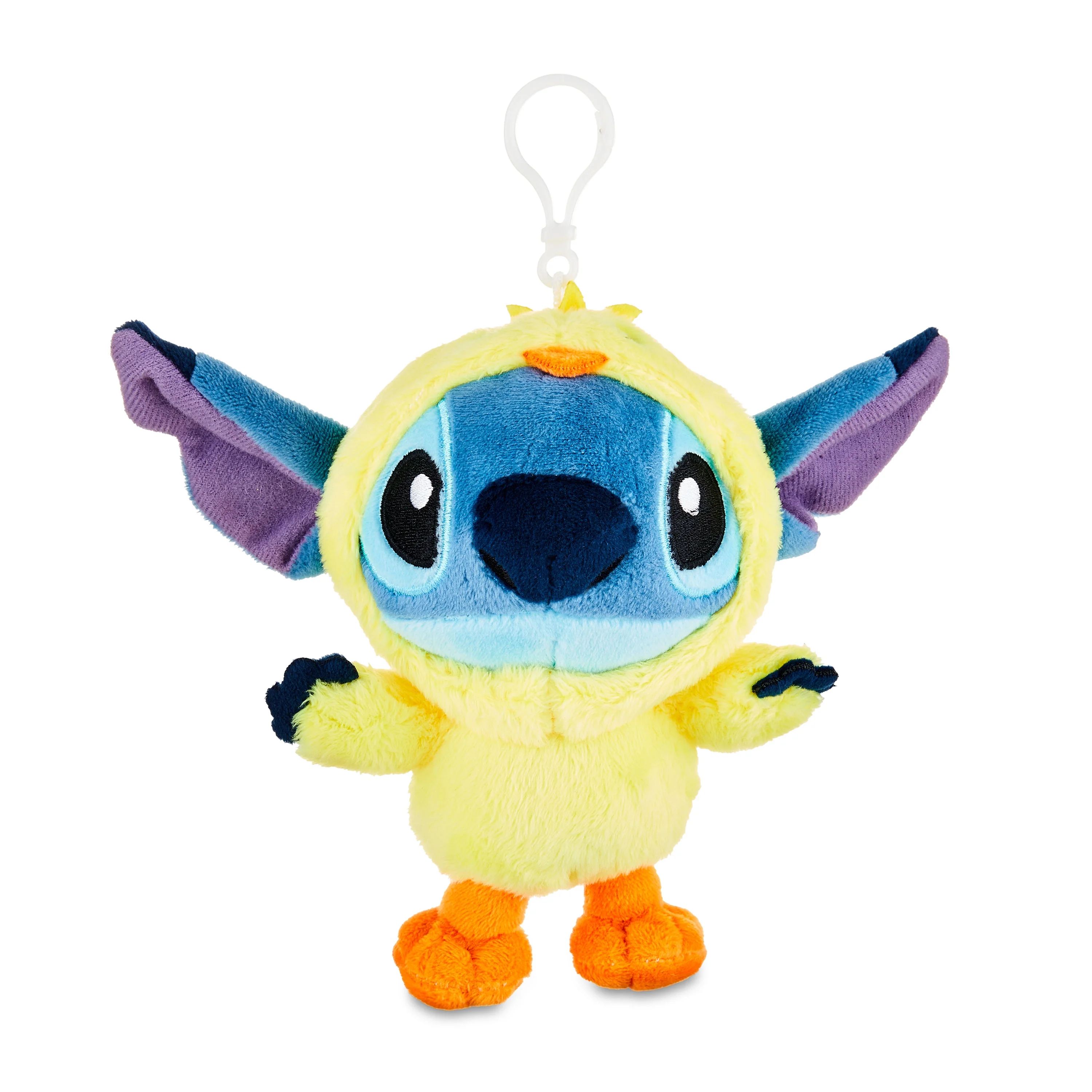 Disney's  Stitch, Dressed as a Chick Easter Plush Clip 5.9 inches Tall, Blue, Yellow, Basket Stuf... | Walmart (US)