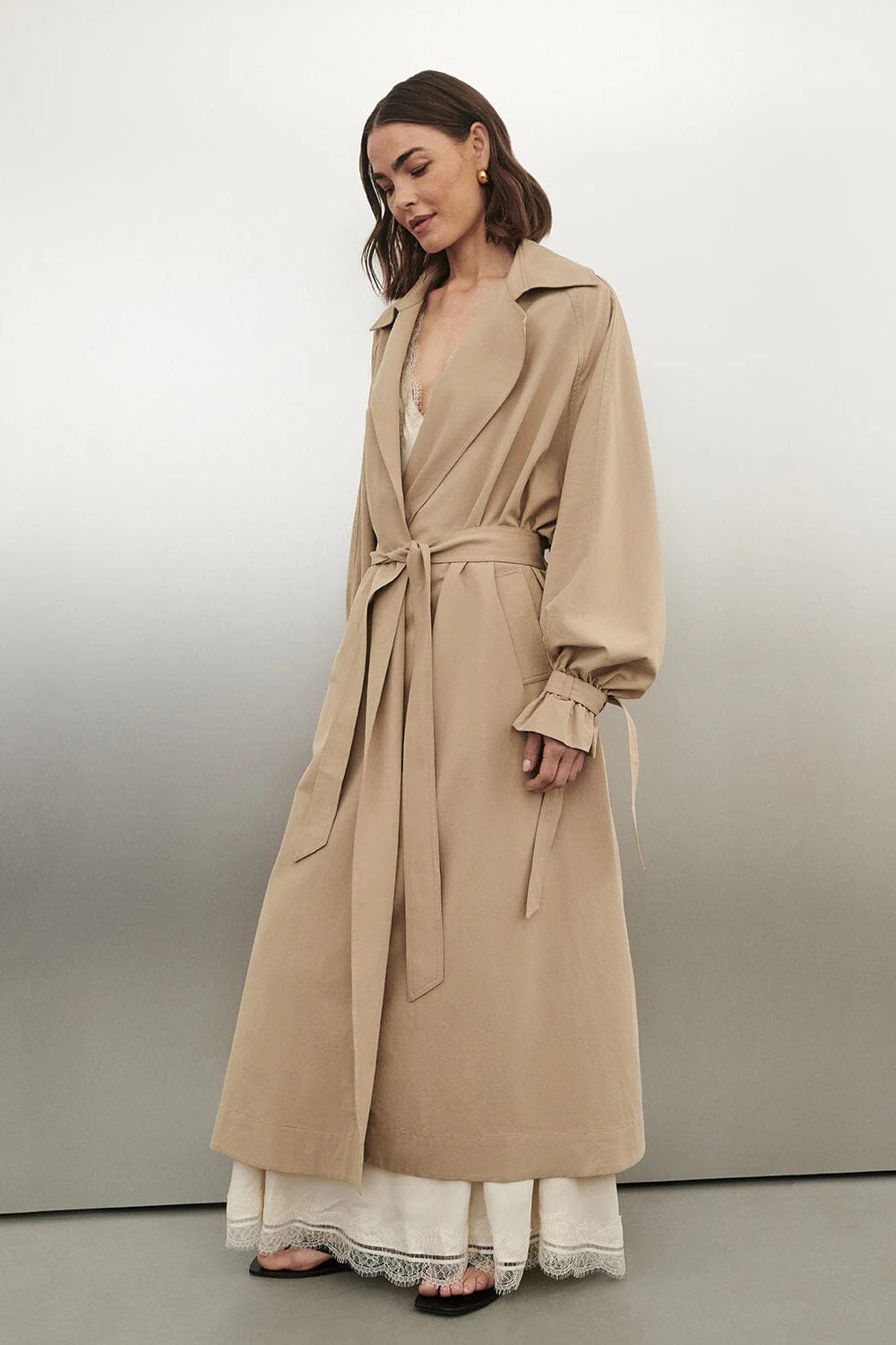NINA STONE LIGHTWEIGHT TRENCH COAT | DISSH
