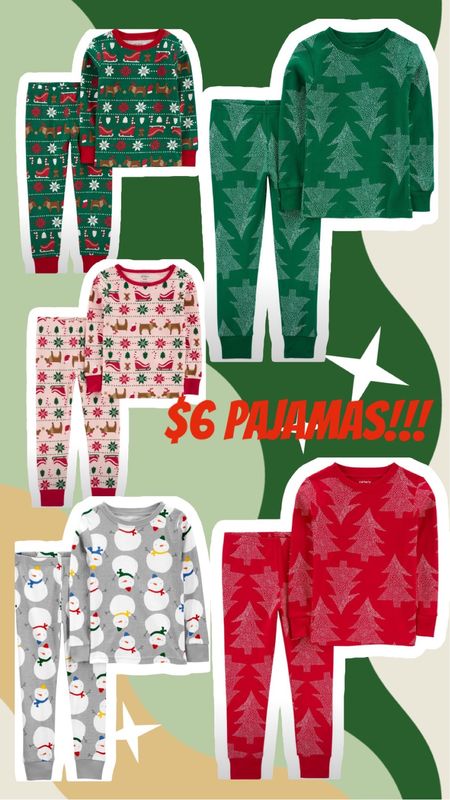 $6 pajama sale going on right now!!! Snag your kids pjs for the holidays now 

#LTKfamily #LTKSeasonal #LTKHolidaySale
