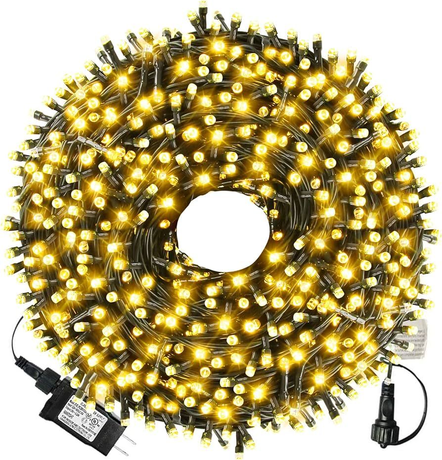 XTF2015 105ft 300 LED Christmas String Lights, End-to-End Plug 8 Modes Christmas Lights - UL Cert... | Amazon (CA)