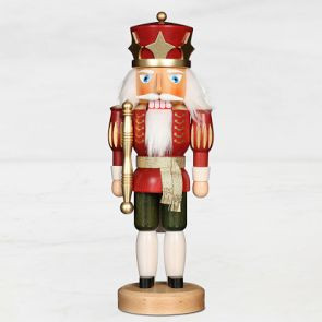 Christian Ulbricht Nutcracker, Red & Green King | Williams-Sonoma
