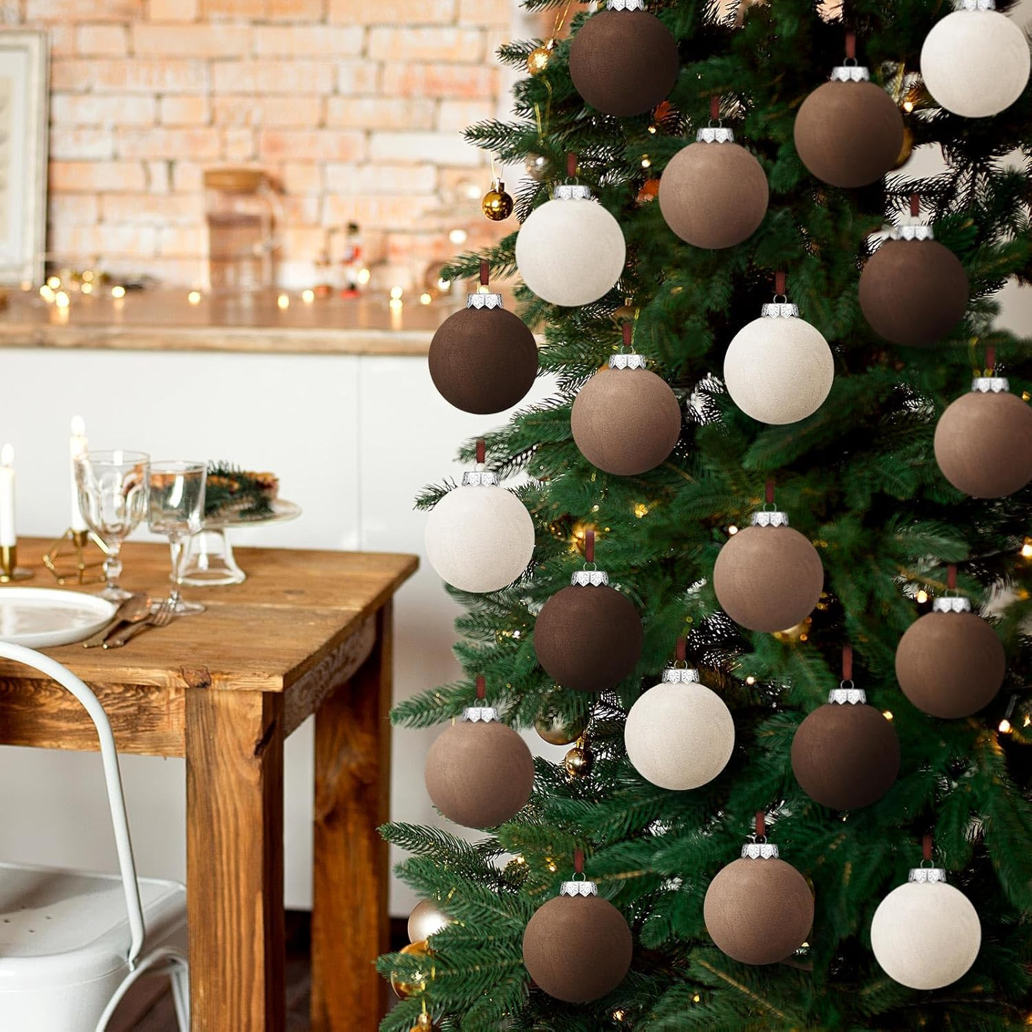 12 Pcs Neutral Christmas Ball Ornaments 3.15 Inch Matte Textured Christmas Ornaments Shatterproof... | Amazon (US)