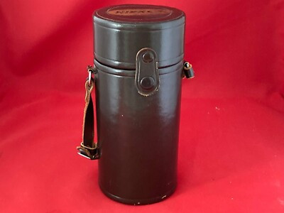 Vintage NIkkor (Nikon) F lens case with strap - 7-1/2-inch tall | eBay US