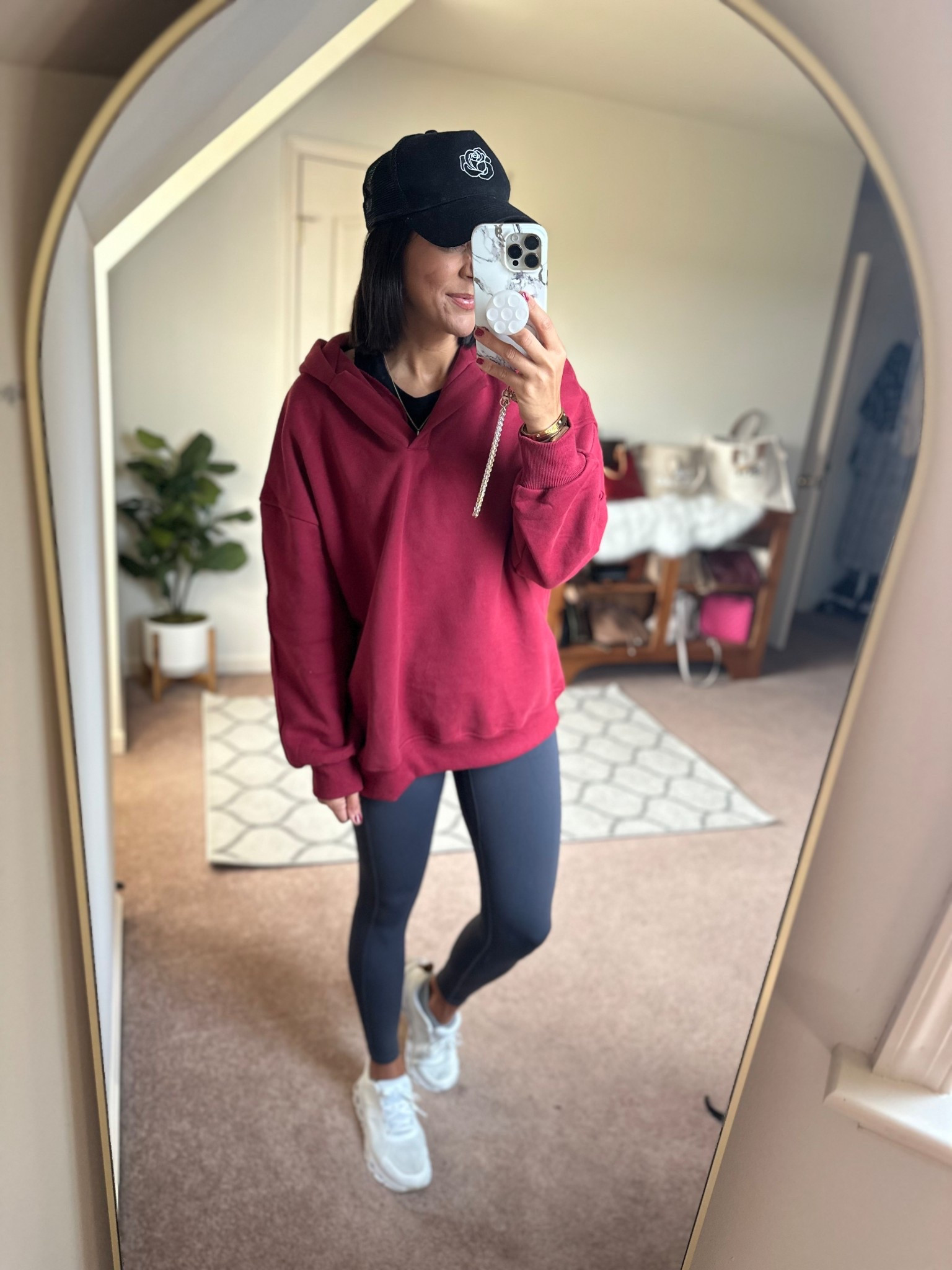 Size medium in sweatshirt Size small in tank Size xs in leggings

#LTKFindsUnder100 #LTKSeasonal