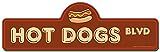 SignMission Hot Dogs Street Sign | Indoor/Outdoor | Funny Home Décor for Garages, Living Rooms, Bedr | Amazon (US)