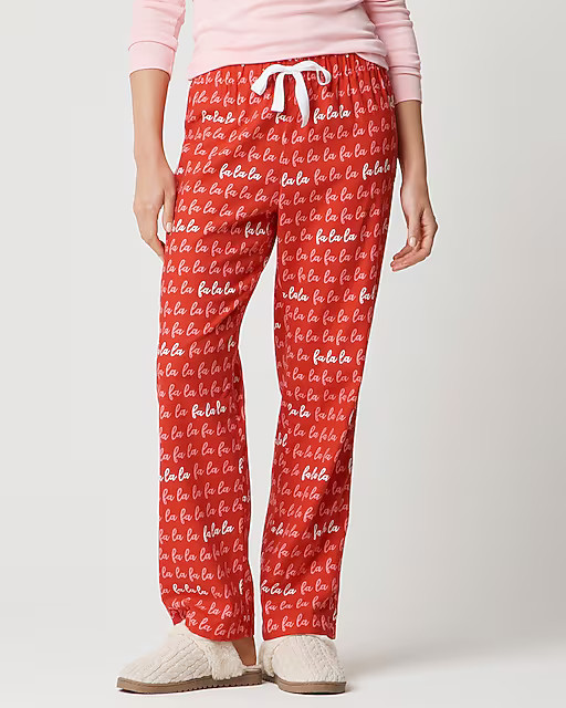 Petite flannel pajama pant | J.Crew Factory