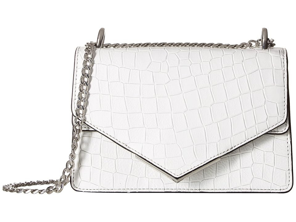 Botkier Cooper Small Crossbody (White Croco) Cross Body Handbags | Zappos
