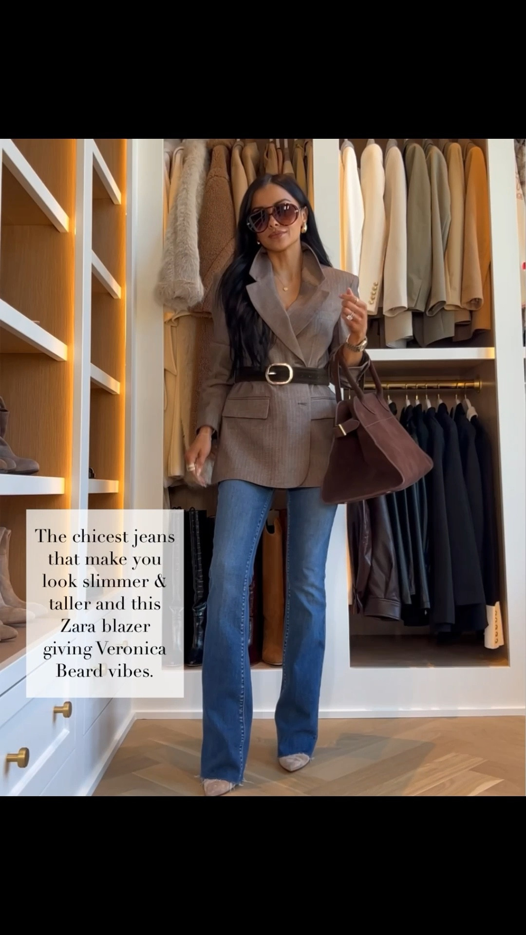 The chicest jeans that instantly make you look slimmer and taller. The L’Agence Ruth raw hem straight leg jeans have such a flattering, elongated fit and feel so polished. Paired with this Zara blazer that is giving major Veronica Beard vibes for the perfect elevated spring workwear look.

L’Agence Ruth raw hem jeans - wearing a 23, runs TTS
Zara blazer - wearing an XS

miamiamine L’Agence Ruth straight leg jeans flattering denim Zara blazer Veronica Beard inspired spring workwear outfit polished office style elevated casual work look chic everyday style

#LTKPetite #LTKWorkwear #LTKootd