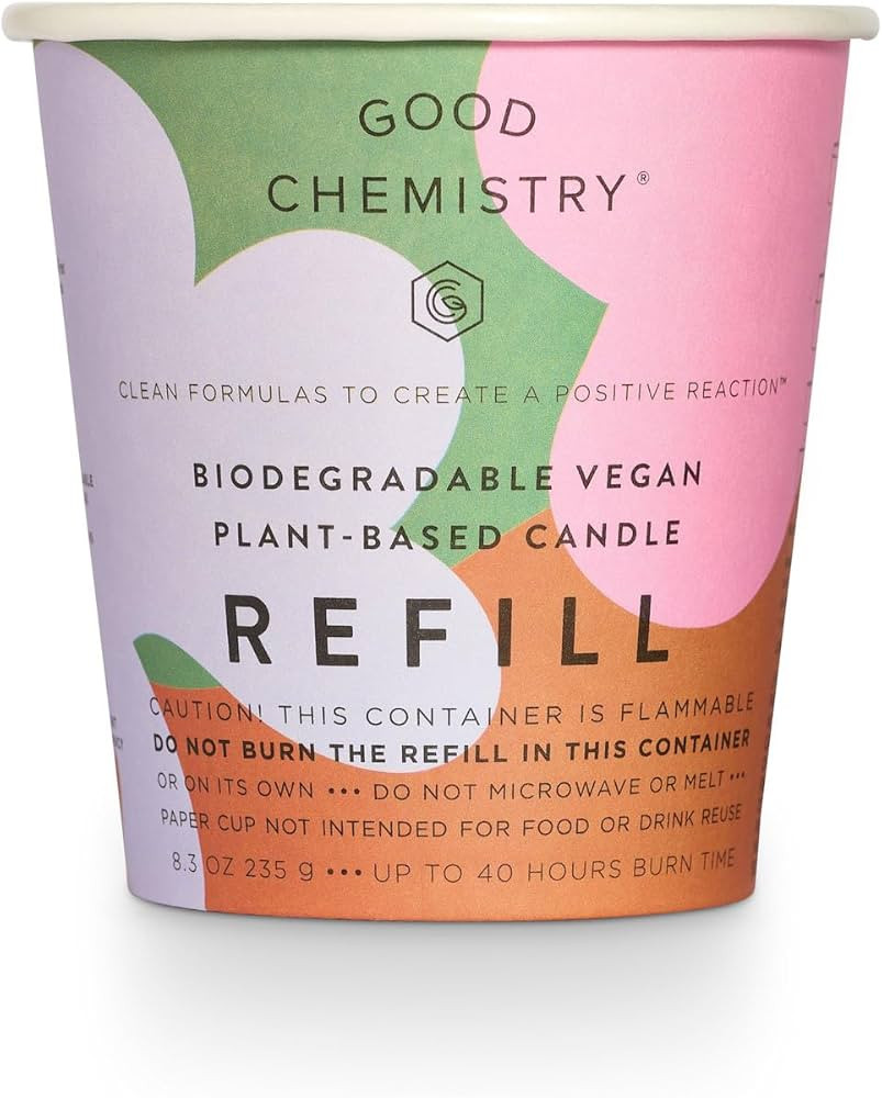 Good Chemistry Lavender + Oh La La Biodegradable Candle Refill | Amazon (US)