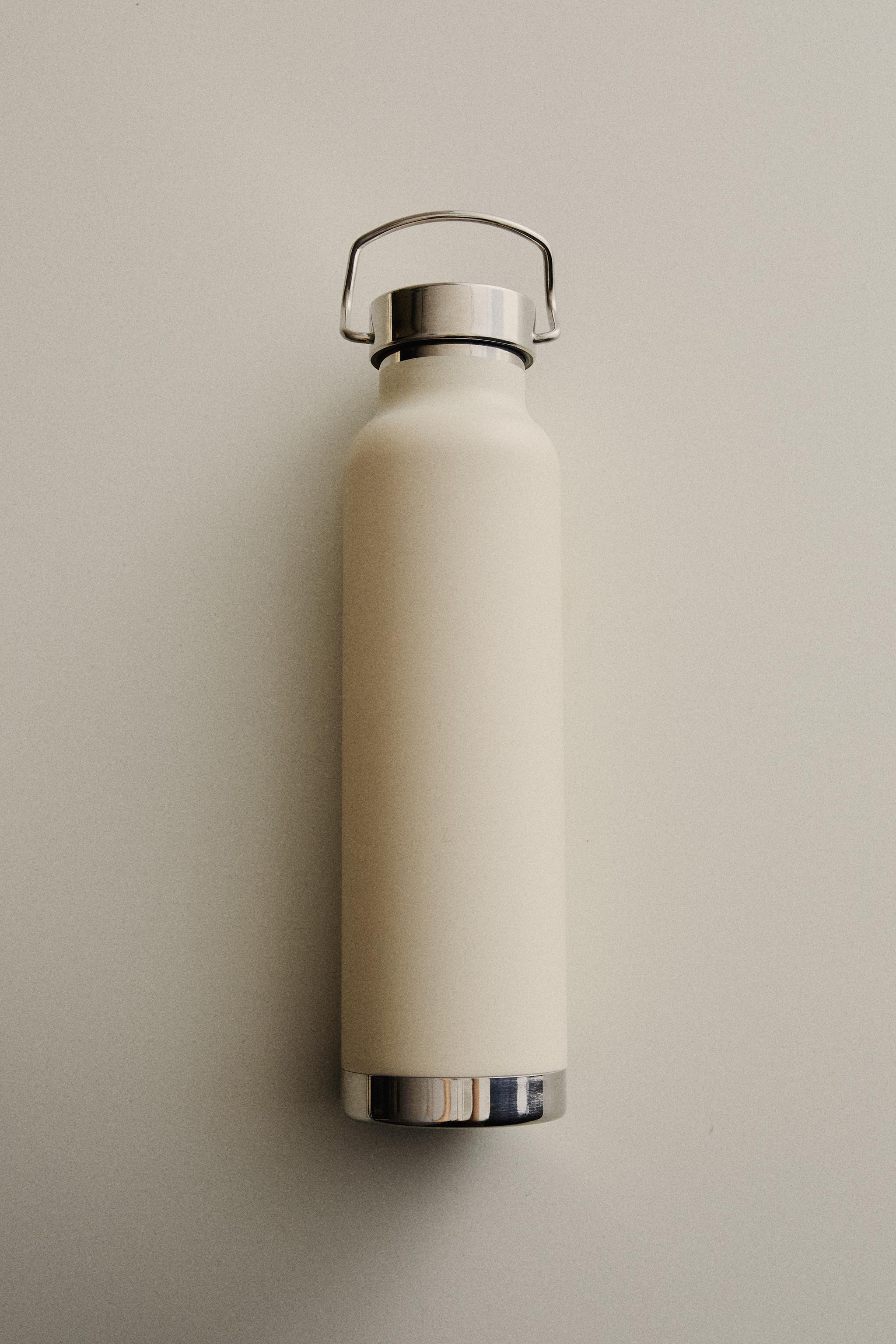 LACQUERED STAINLESS STEEL BOTTLE | Zara UK