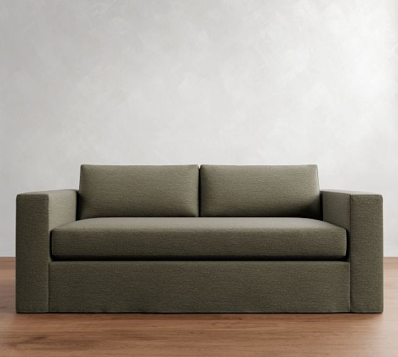 Carmel Wide Arm Slipcovered Sofa (62"–122") | Pottery Barn (US)
