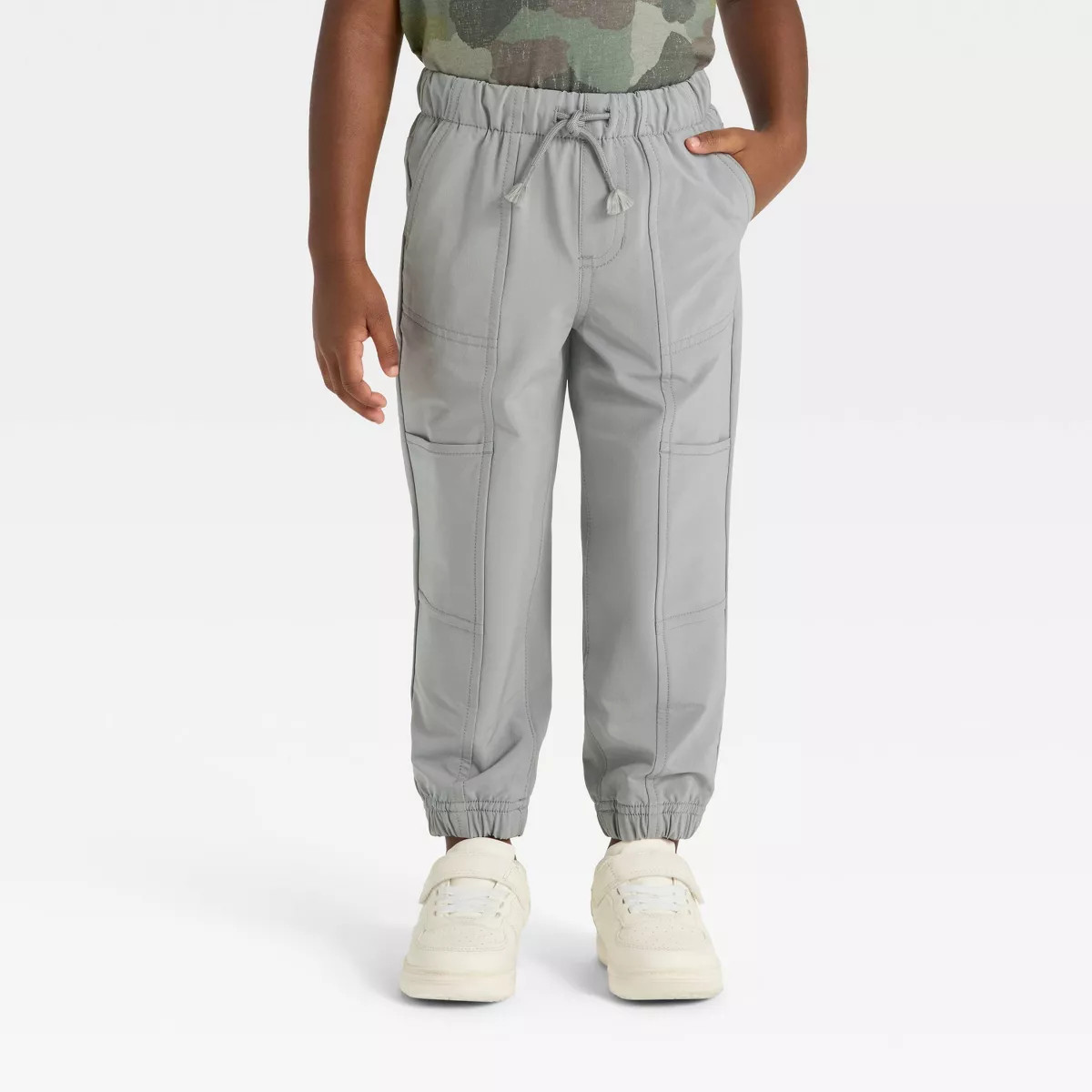 Toddler Boys' Quick Dry Pants - Cat & Jack™ Gray 12M | Target