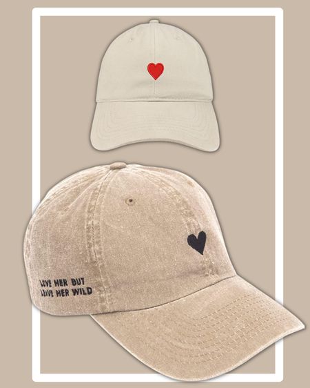 Heart baseball cap for her 

#LTKFind #LTKstyletip #LTKfamily