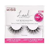 KISS Lash Couture LuXtensions Collection False Eyelashes, Flat Lash Technology, Super Slim Lash Band | Amazon (US)