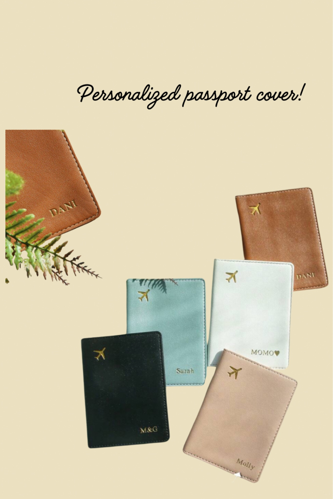 Personalized passport covers! 

#LTKSaleAlert #LTKFindsUnder50 #LTKTravel