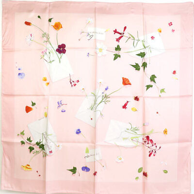 Hermes scarf Carre90 Des fleurs pour le dier flower hand paper silk h29 No.38468 | eBay US