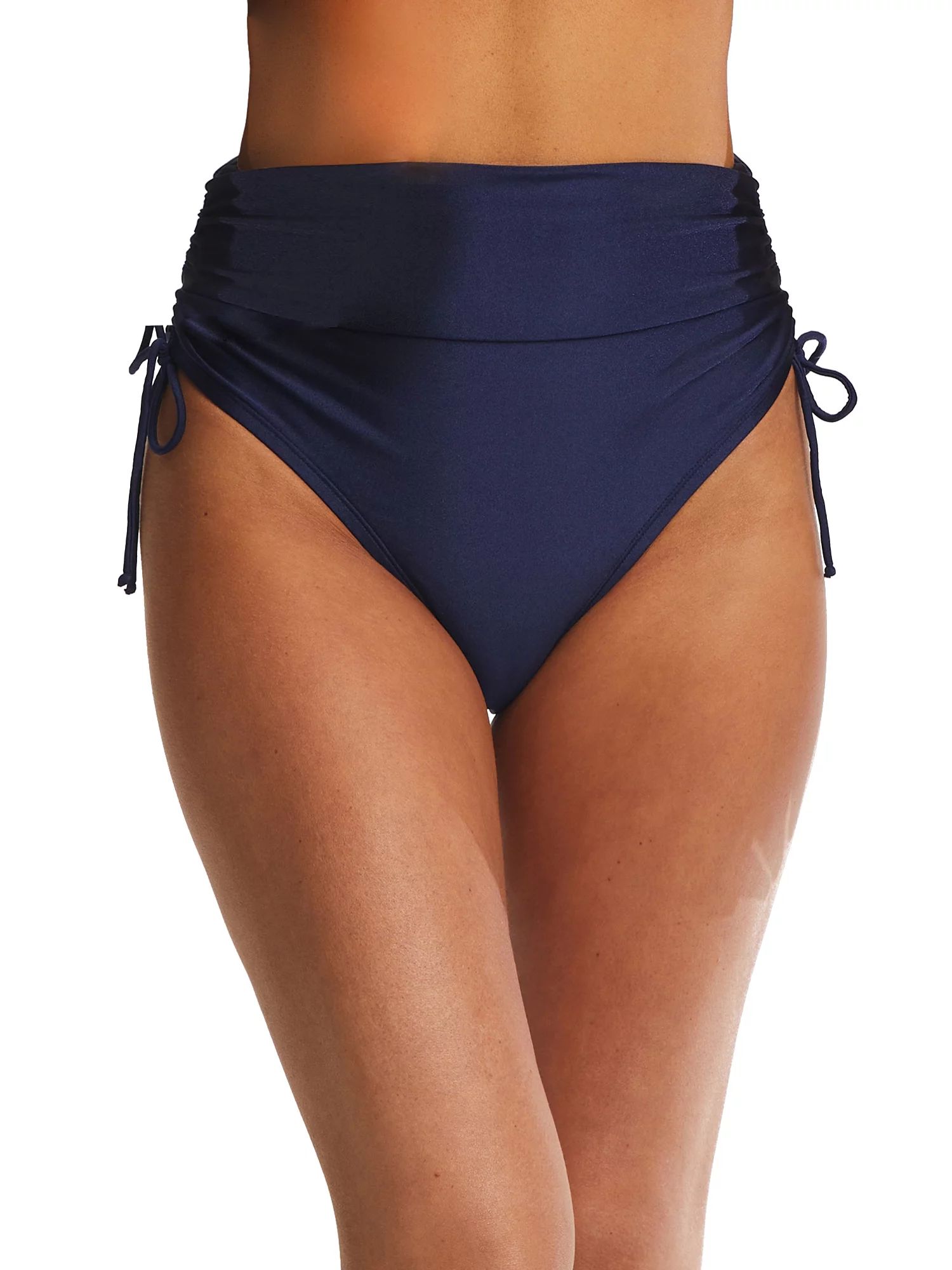 Time and Tru Women’s Ruched Bikini Swim Bottoms, Sizes S-3X | Walmart (US)