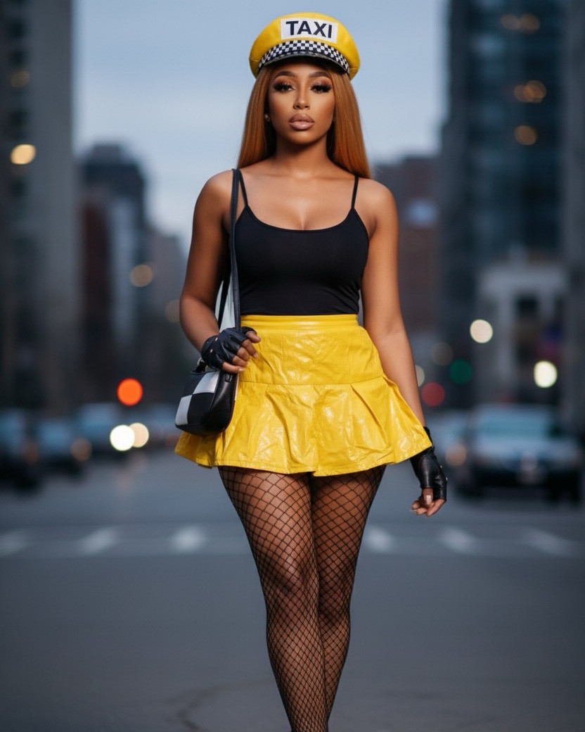 🚖✨Taxi but make it fashion. 🚖

This Taxi Driver Halloween costume is the perfect mix of bold + playful, with a chic streetwear twist. From the statement hat to the yellow mini skirt, fishnet stockings, and ankle boots — it’s giving retro, edgy, and unforgettable.

#LTKSeasonal #LTKParties #LTKHalloween