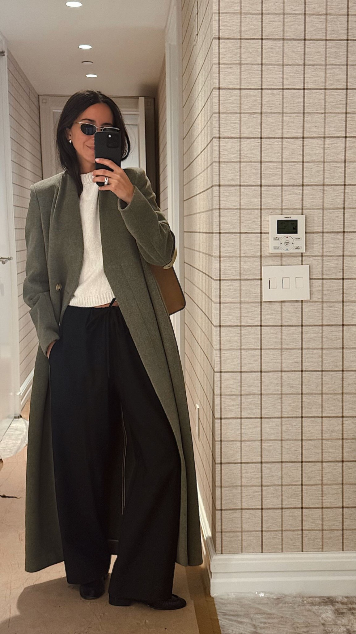 Different kind of layers today! My coat is old The Row.