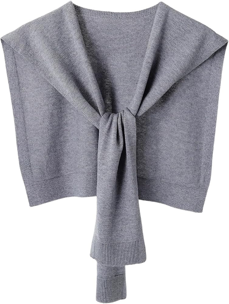 WaJuemy Sweater Shawl Wraps for Women Sweater Knitted Knotted Shawls Travel Casual Scarf Cape Sho... | Amazon (US)