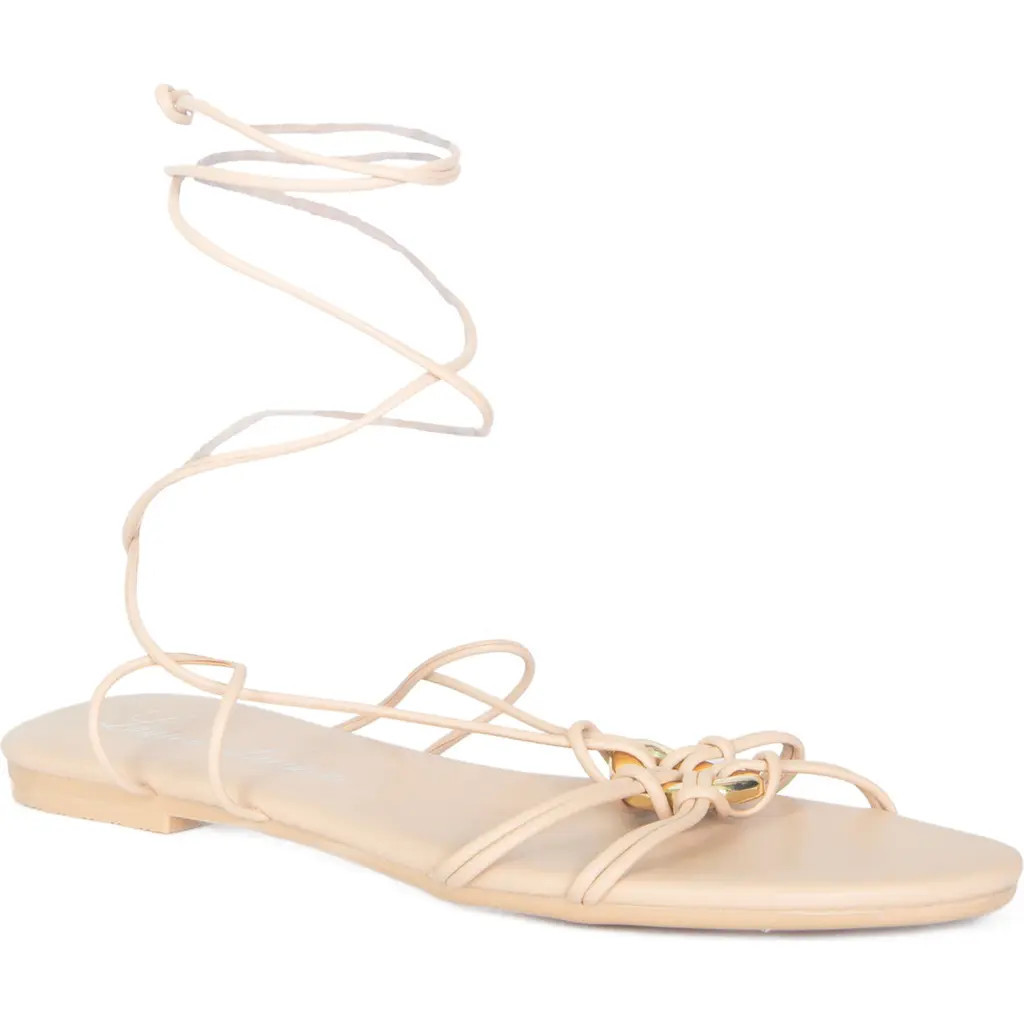 Lauren Lorraine Gladiator Sandals in Nude at Nordstrom, Size 11 | Nordstrom