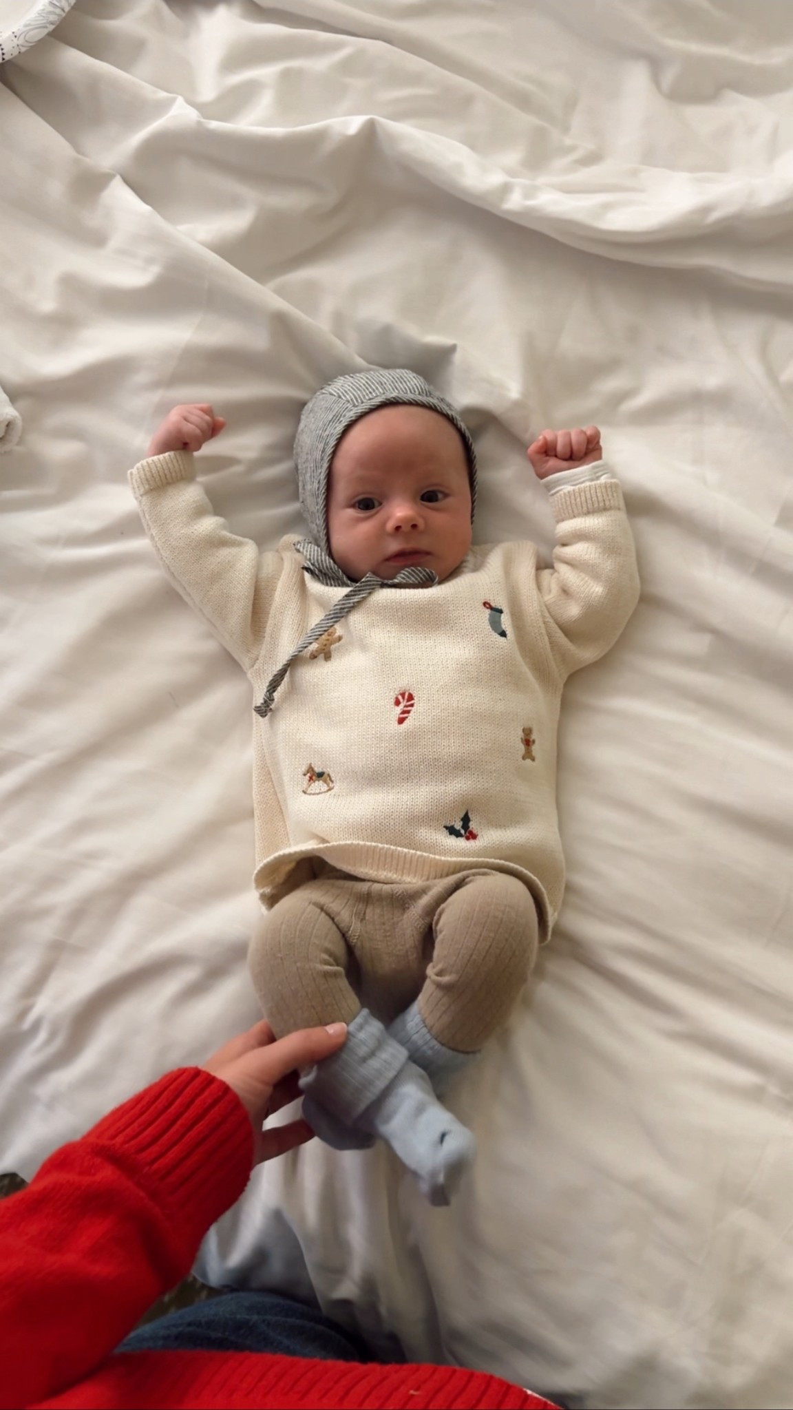 Christmas baby 🎄this embroidered Christmas sweater is perfect   

#LTKBaby #LTKHoliday #LTKSeasonal