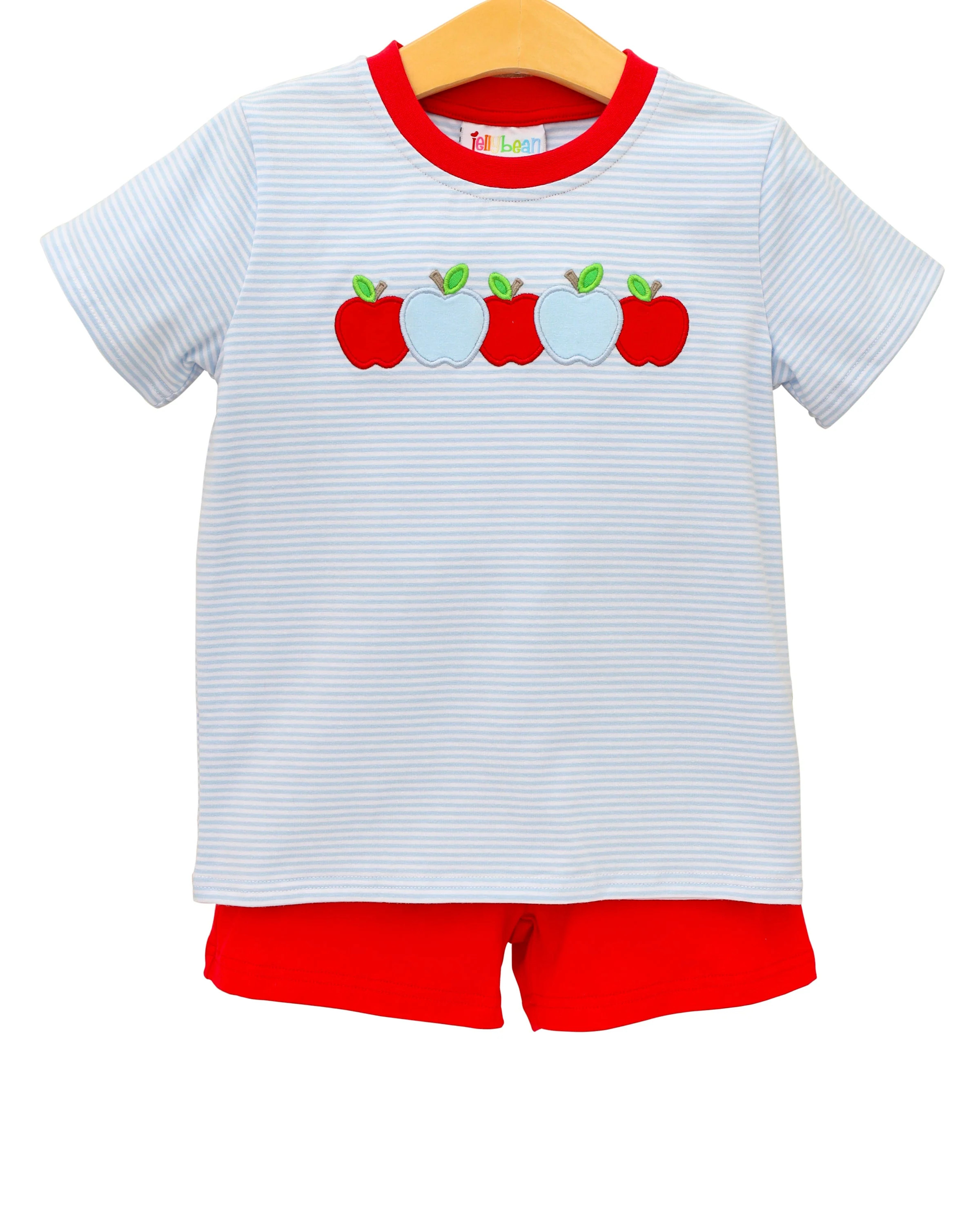 Apple A Day Short Set by Jellybean Smock Candy | Persnickety
