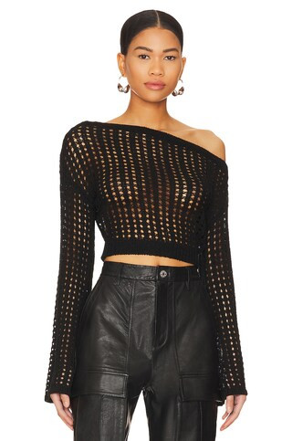 Odilie Crochet Off Shoulder Sweater
                    
                    L'Academie
         ... | Revolve Clothing (Global)