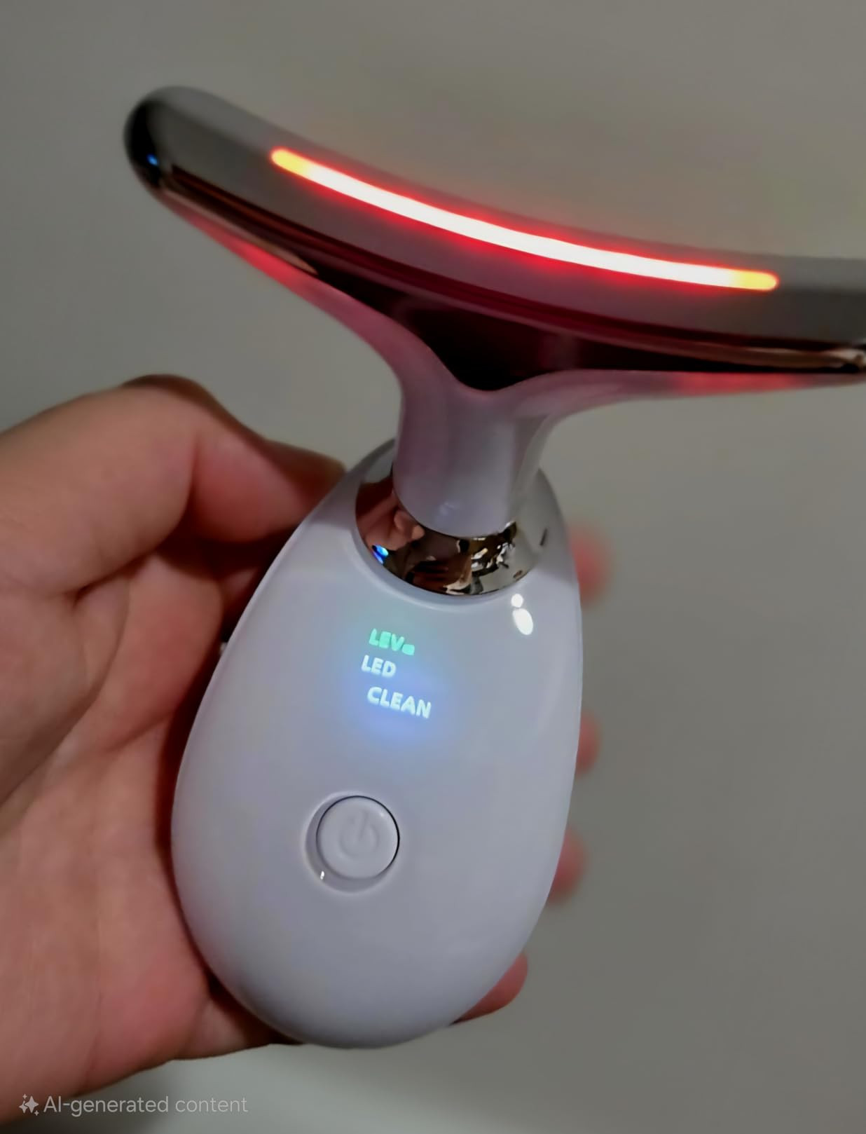 Facial Massager Red-Light-Therapy-for-Face and Neck, Face 𝖲 culpting Wand with 7 Color | Amazon (US)