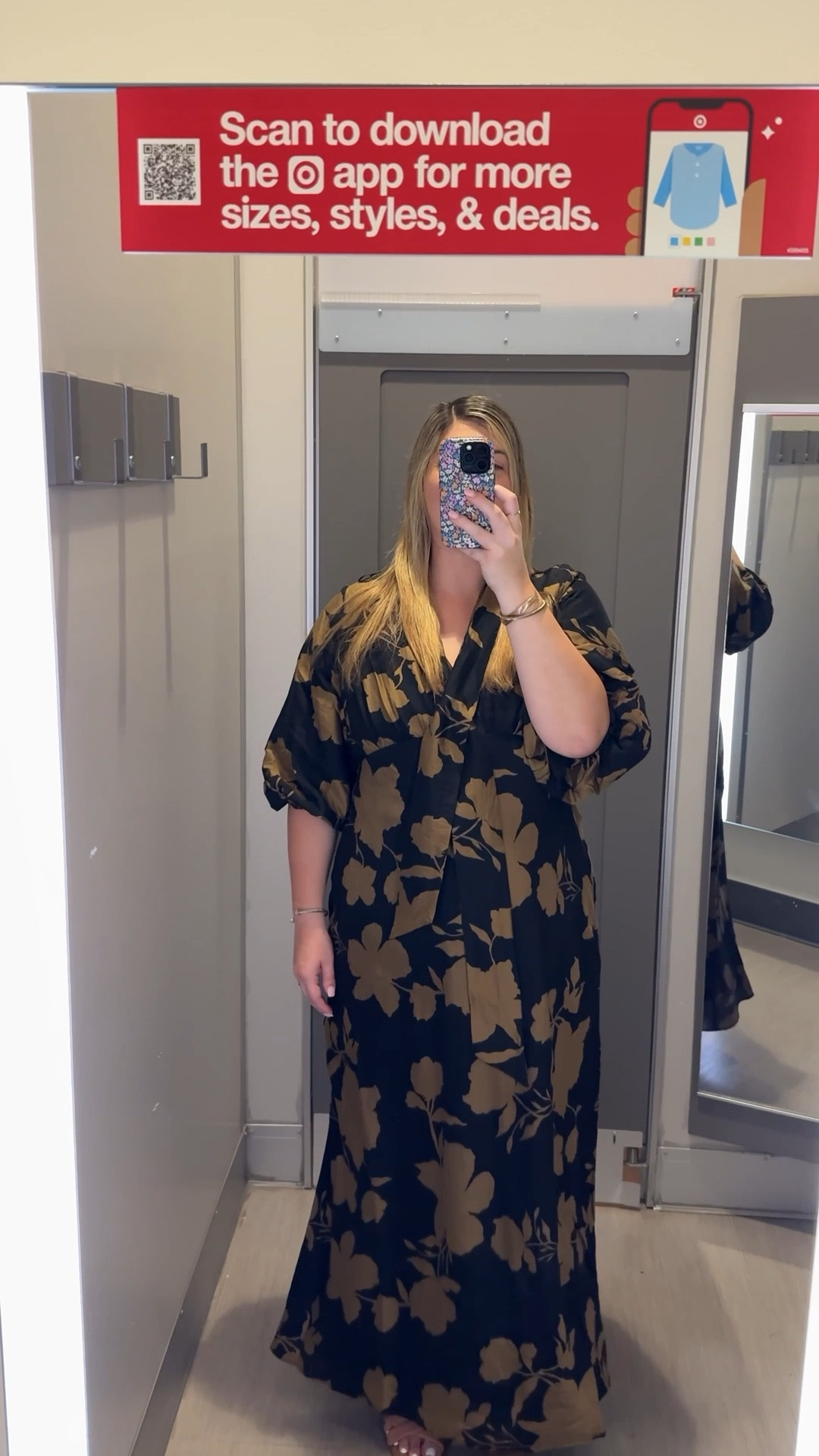 Black gold floral dress with neck tie maxi dress with sleeves

This A New Day™ Tie-Neck Maxi Dress is one of those Target finds that looks designer-level. The soft lyocell blend feels luxe, and the tie-neck detail + balloon sleeves add instant polish. Dress it up for work or the holidays, or keep it casual with boots and a tote. Almost sold out of this color but comes in navy blue and red floral, wedding guest dress, date night, workwear, business casual, good for tall plus-size midsize 

Target dress, maxi dress, A New Day, fall outfit, Target fashion, Target-core outfit, affordable style, holiday dress, workwear outfit, Target try-on, modest outfit, capsule wardrobe

#LTKTall #LTKMidsize #LTKPlusSize