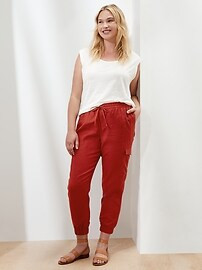 Linen Cargo Jogger | Banana Republic Factory