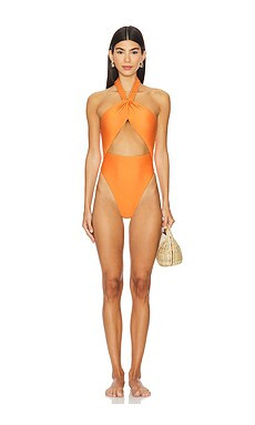 House of Harlow 1960 x REVOLVE Eliza One Piece in Burnt Orange from Revolve.com | Revolve Clothing (Global)
