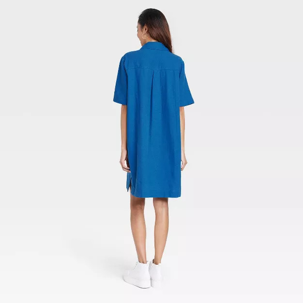 Women's Short Sleeve Button-Front Shirtdress - Universal Thread™ | Target