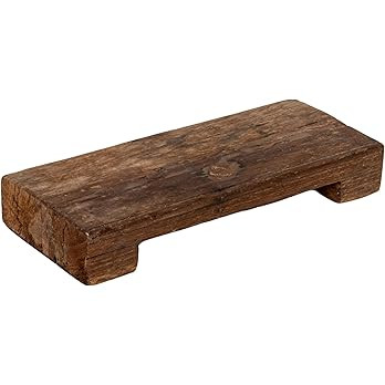 Creative Co-Op Found Decorative Wood Pedestal (Each one Will Vary) | Amazon (US)