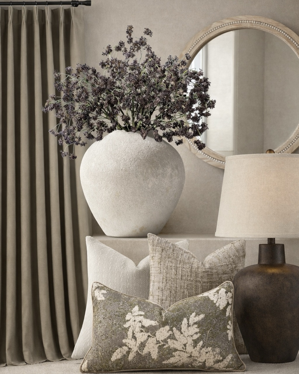 Neutral Amazon Home Finds That Look High-End for Less

Follow @farmtotablecreations on Instagram for more home finds and styling ideas 🤍

These neutral Amazon finds are the easiest way to create that warm, layered look without overspending. From the textured vase with faux stems to the cozy pillow combo and timeless lamp, every piece adds softness and depth while still keeping everything clean and elevated. Perfect for refreshing your space with pieces that feel designer-inspired but still budget-friendly.

#amazonhome #homedecor #neutraldecor #pillows #tablelamp

home decor | neutral home | amazon finds | budget decor | living room decor | pillow covers | throw pillows | table lamp | ceramic vase | faux stems | curtains | neutral tones | cozy home | affordable decor | home styling | designer inspired | living room styling | entryway decor | shelf styling | layered textures | warm neutrals | modern classic | home finds | amazon decor | interior styling

#LTKSaleAlert #LTKHome