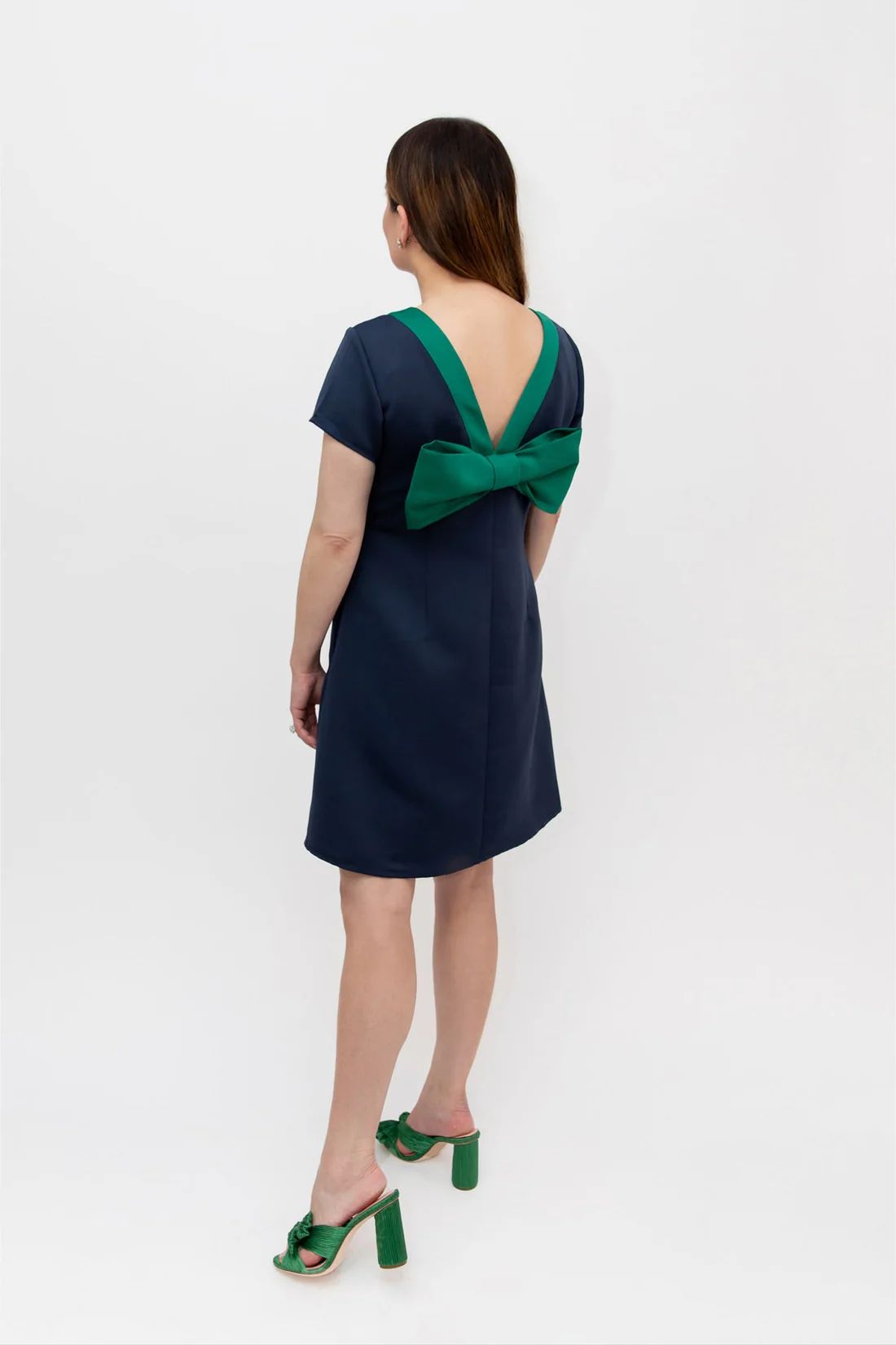 Navy Allie Bow Back Dress | Sail to Sable