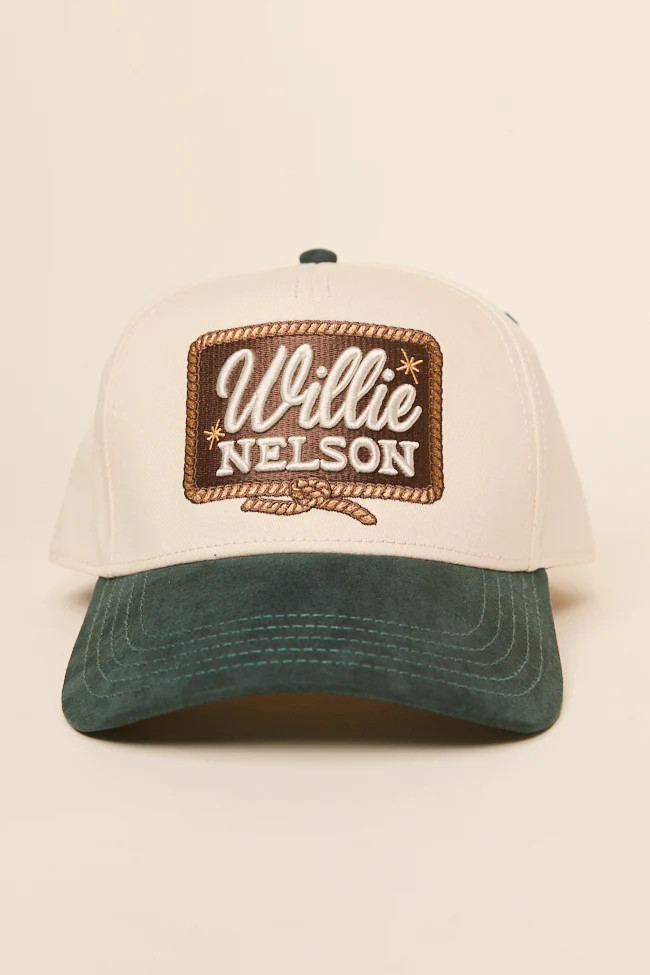 Willie Nelson Cedar Trucker Hat | Pink Lily