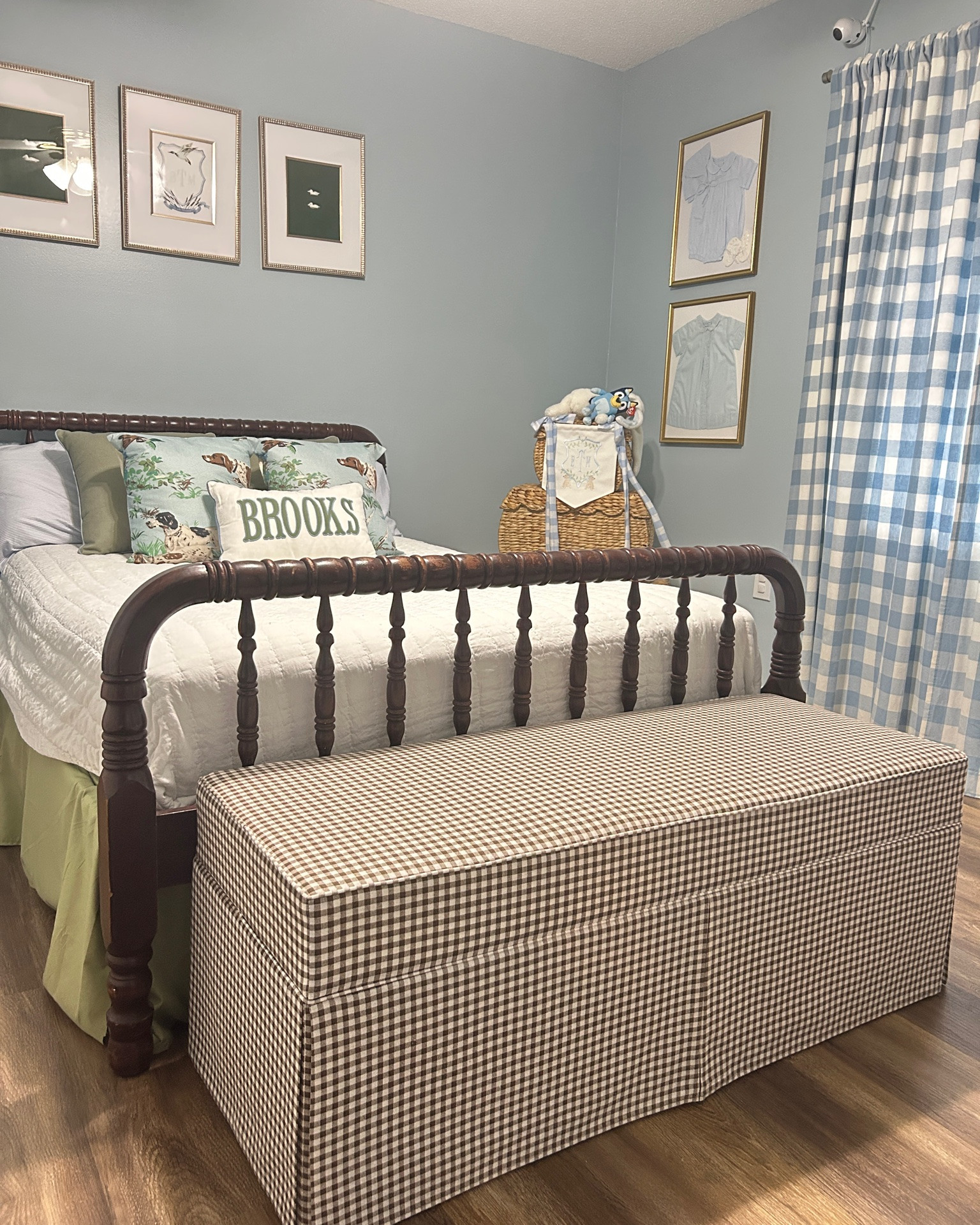 This gingham skirted storage bench is as functional as it is beautiful!

#LTKKids #LTKHome #LTKmomlife