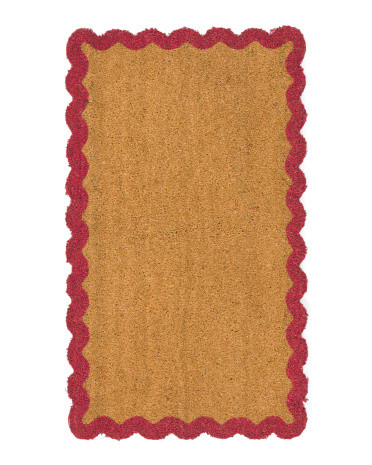 Scalloped Coir Mat | TJ Maxx