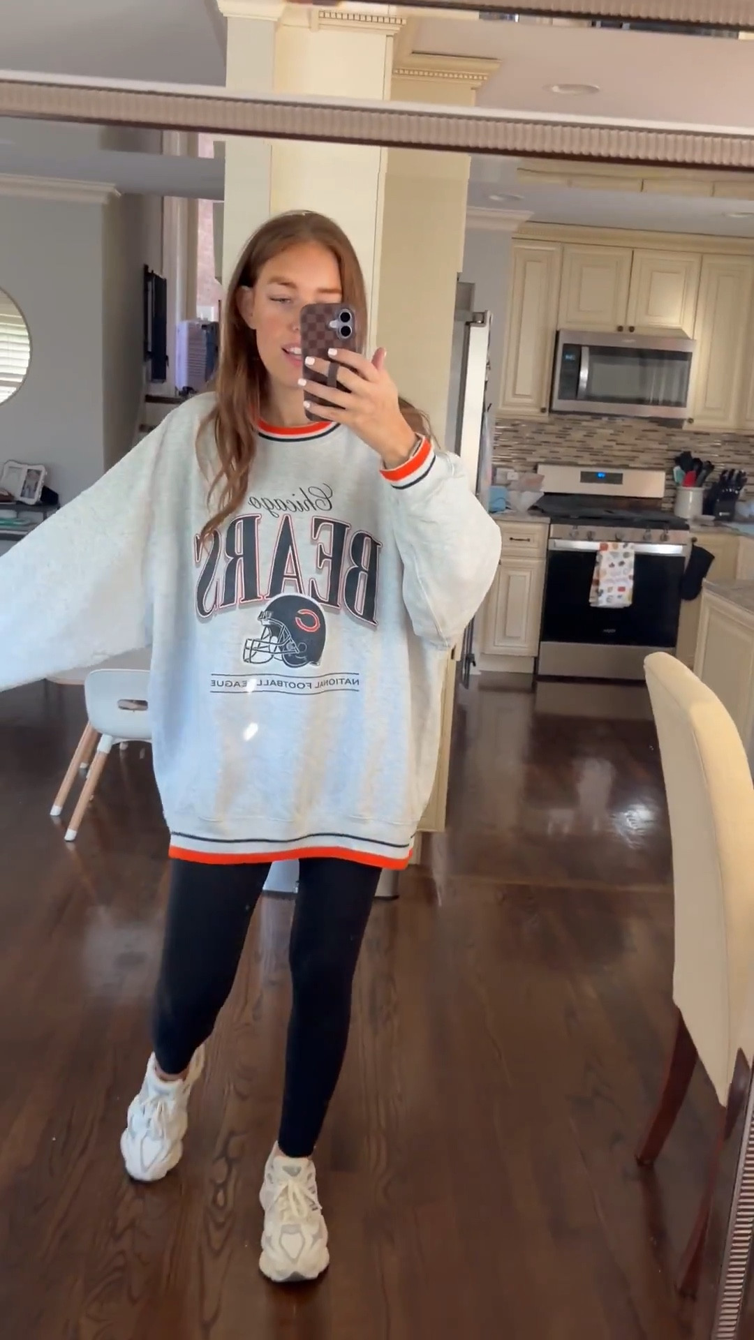 Wearing size XXL in sweatshirt. I like to size up a few bc these sweatshirts shrink + I like them to be oversized 

#LTKSeasonal #LTKStyleTip #LTKFindsUnder100