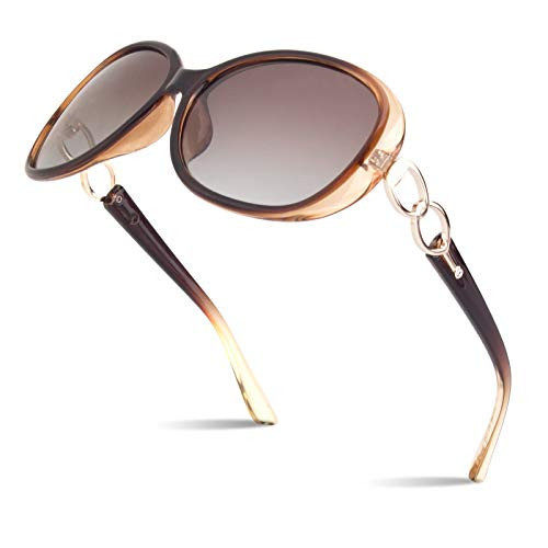 Sunier Sunglasses Womens Polarized Trendy Oversized Sun Glasses Fashion Ladies Shades 100% UV400 Protection Retro Designer Eyewear S85 | Amazon (US)
