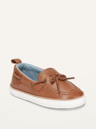 Faux-Leather Boat Shoes for Baby | Old Navy (US)