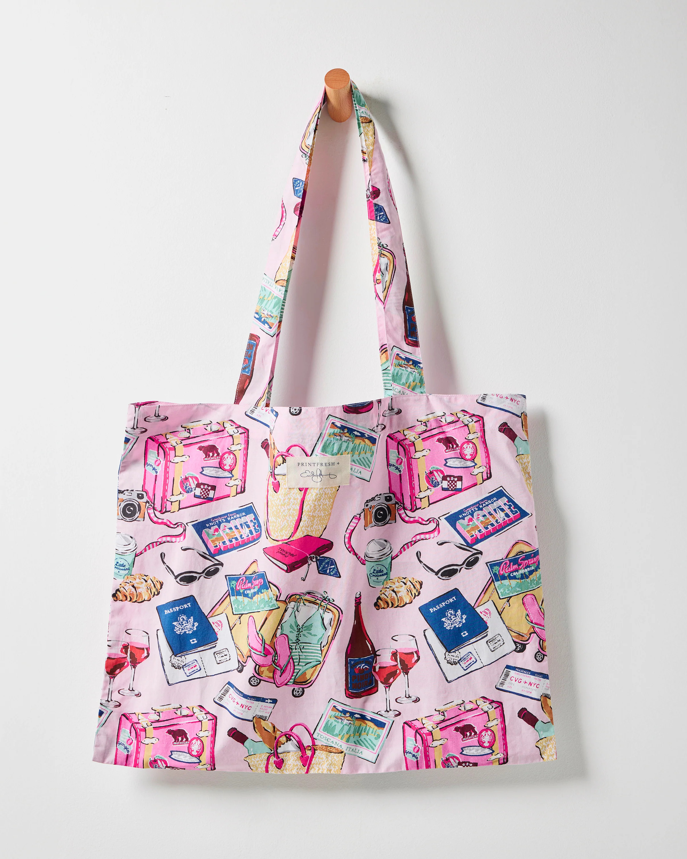 Emotional Baggage - Go to Tote - Happy Place Pink | Printfresh